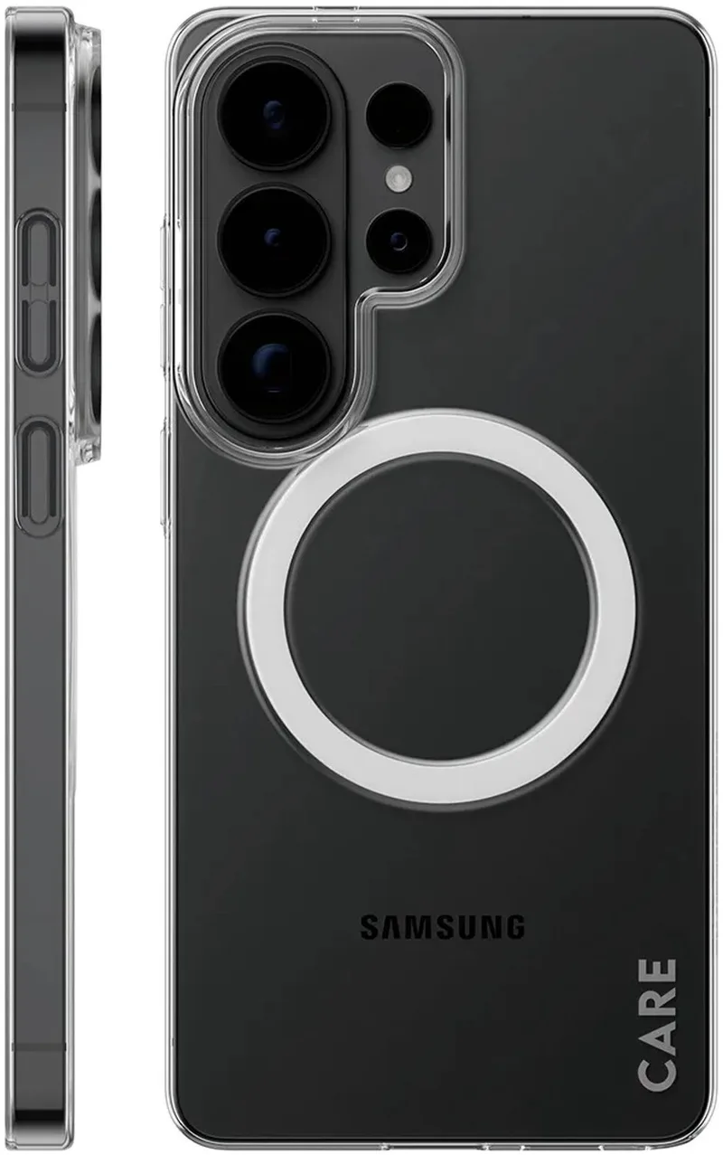 CARE™ by ® SL1M Case Transparent w. Qi Samsung Galaxy S26 Ultra mobiele telefoon behuizingen 17,5 cm (6.9) Hoes fra PanzerGlass i Gennemsigtig – produktbillede