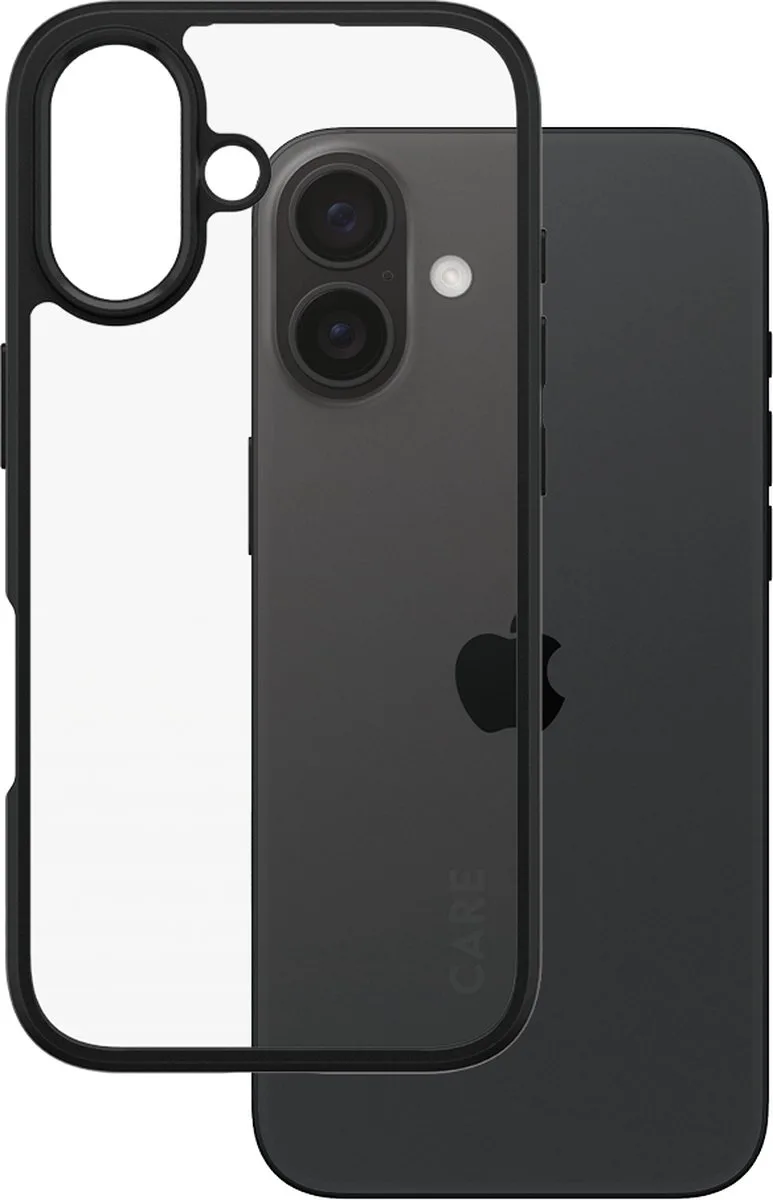 CARE™ by ® Urban Combat Case Transparent iPhone 16 mobiele telefoon behuizingen Hoes by PanzerGlass in Transparent – product photo