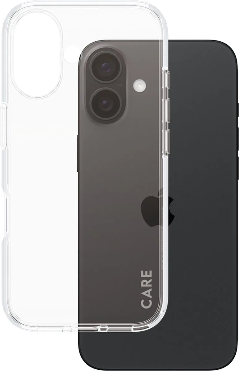 CARE™ by ® Urban Combat Case Transparent iPhone 16 mobiele telefoon behuizingen Hoes Transparant by PanzerGlass – product photo