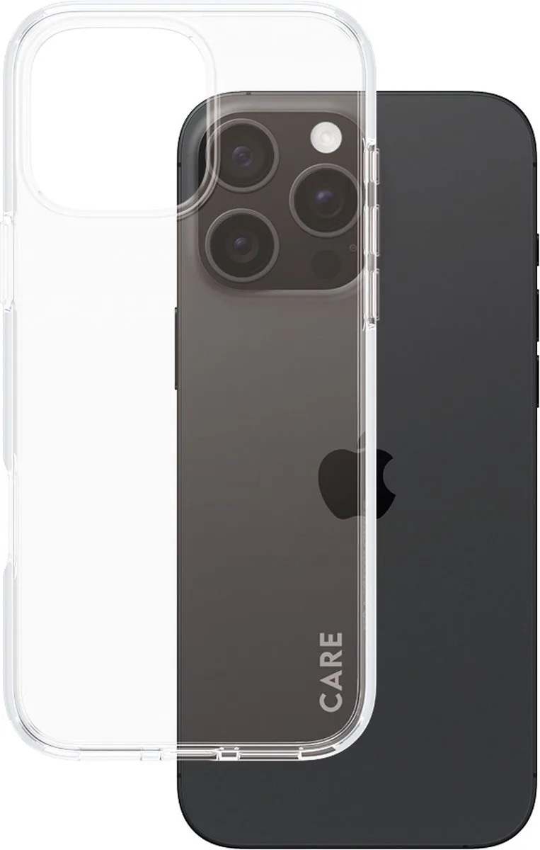 CARE™ by ® Urban Combat Case Transparent iPhone 16 Pro Max mobiele telefoon behuizingen Hoes Transparant by PanzerGlass – product photo