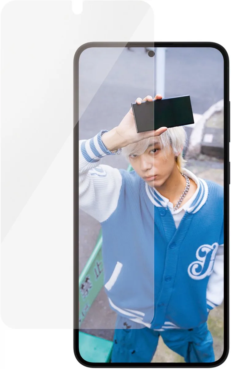 Ceramic Screenprotector met applicator geschikt voor Samsung Galaxy S25 Plus från PanzerGlass – produktbild