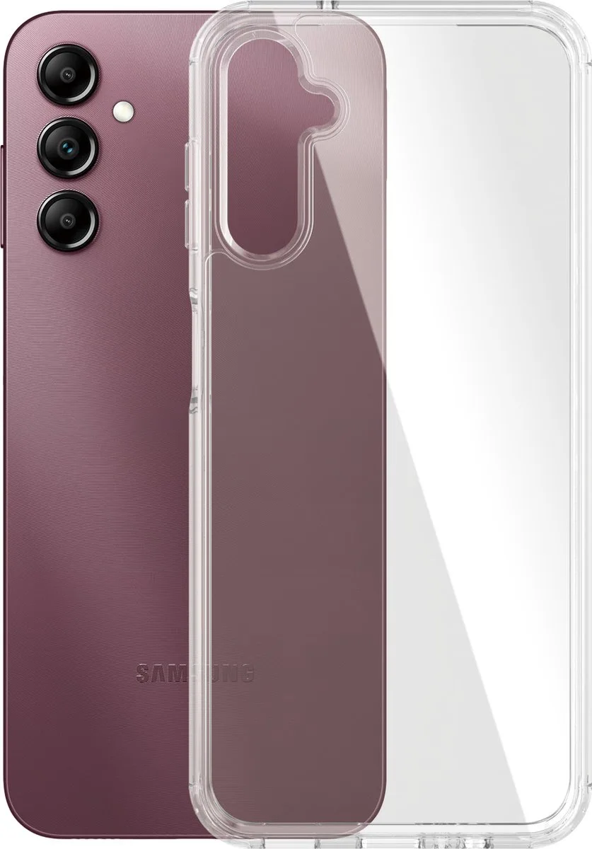 ClearCase - Voor Samsung A14 5G - Stijlvolle Bescherming - Draadloos Opladen Compatibel van PanzerGlass in Transparant – productfoto