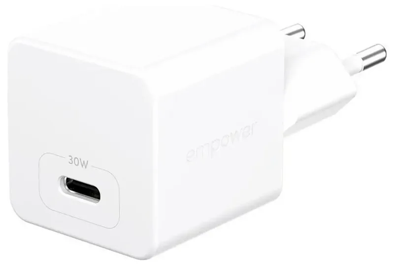 empower USB-oplader 30 W USB PD 3.1, Fast Charge Binnen USB Power Delivery (USB-PD), GaN, Snellader by PanzerGlass in White – product photo