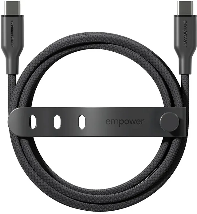 empower™ by ® Racing 60W USB-C to USB-C Cable | USB 2.0 | 2M | Space Black USB-kabel