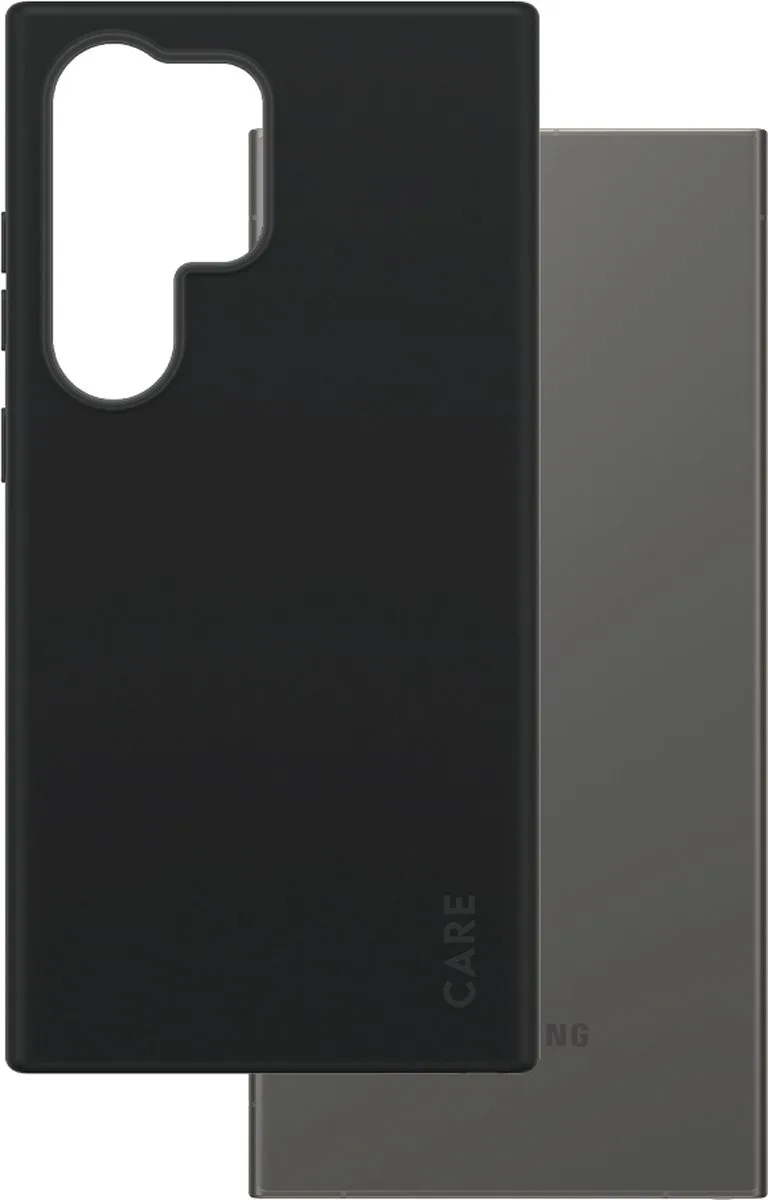 Fashion QI Case - Hoesje voor Samsung Galaxy S24 Ultra - Draadloos opladen compatibel by PanzerGlass in Black – product photo