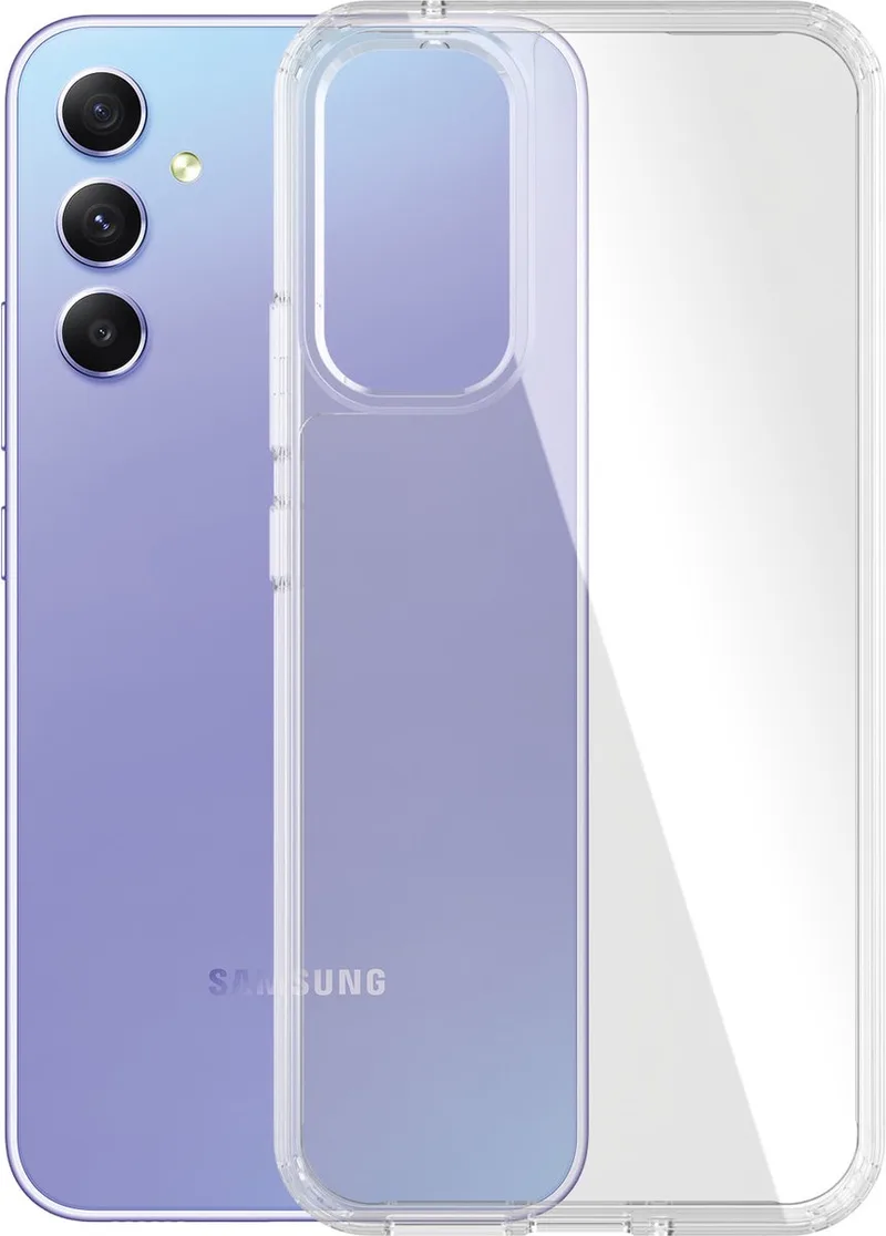 HardCase - antibacterieel militair gecertificeerd hoesje voor Samsung Galaxy A34 5G - transparant från PanzerGlass i Universeel – produktbild