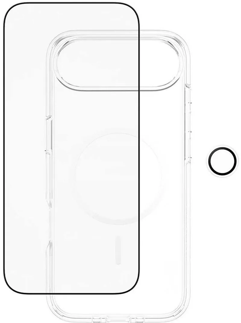 Hoesje geschikt voor iPhone Air - 3-in-1 Set Flagship Series från PanzerGlass i Transparent – produktbild