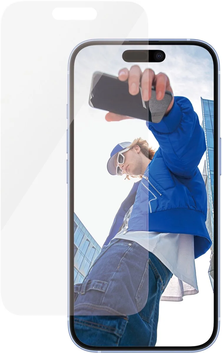 Screen Protector iPhone 16/15 Classic Fit - Bulk fra PanzerGlass – produktbillede