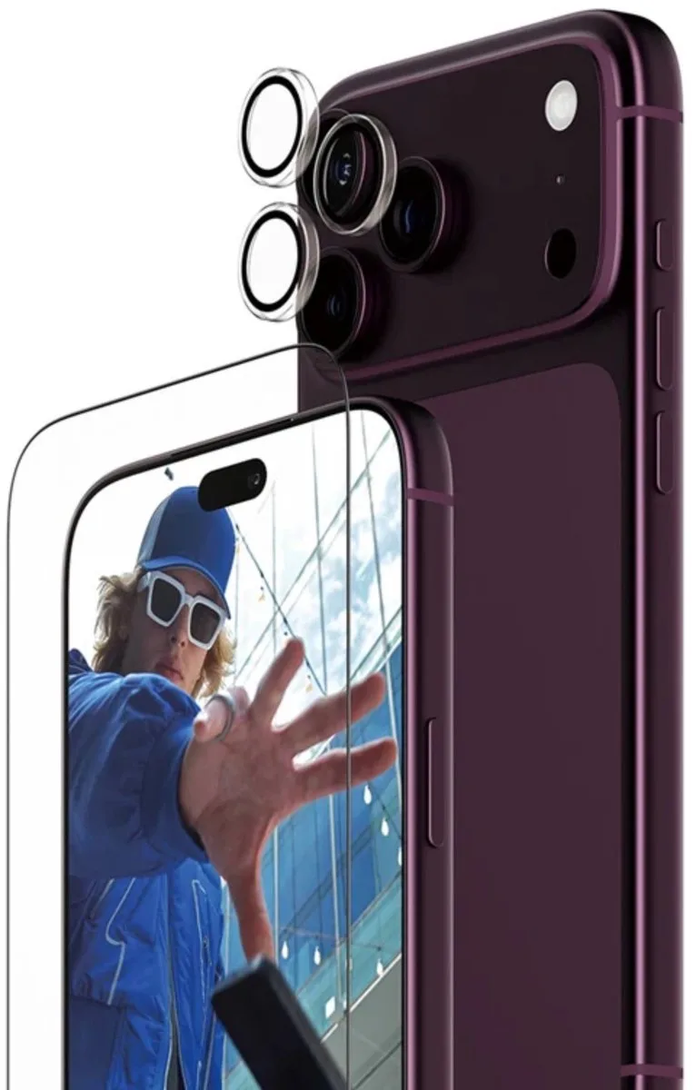 Screenprotector Geschikt voor Apple iPhone 18 Pro Max met Schokbestendig Cameraglas, Transparant från PanzerGlass – produktbild