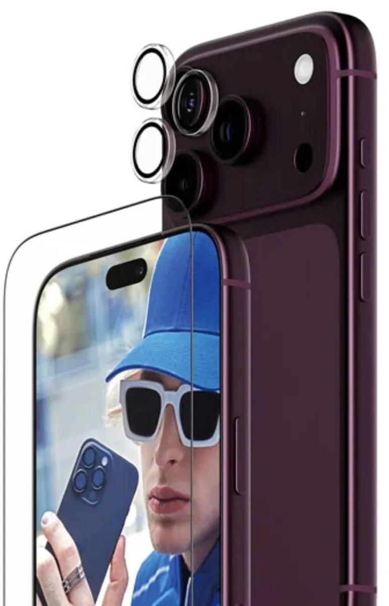 Screenprotector Geschikt voor Apple iPhone 18 Pro met Schokbestendig Cameraglas, Transparant från PanzerGlass – produktbild