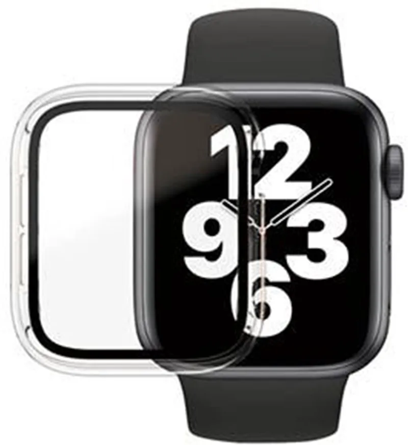 Screenprotector geschikt voor Apple Watch - 40 mm Glazen | PanzerGlass Full Body Protector - Case Friendly by PanzerGlass in Transparent – product photo