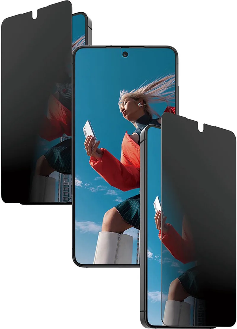 Screenprotector geschikt voor Samsung Galaxy S26 Glazen | PanzerGlass Ultra-Wide Fit Privacy Screenprotector Privacy - Case Friendly - Zwart by PanzerGlass – product photo