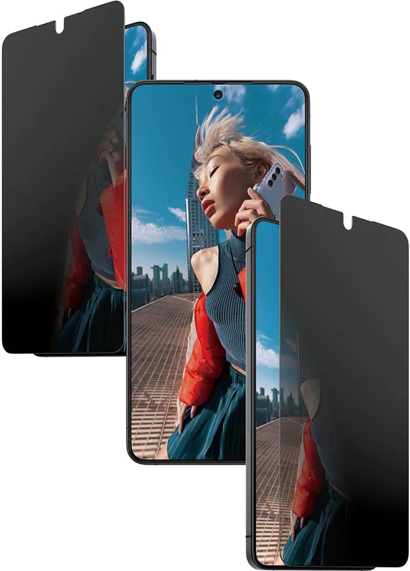 Screenprotector geschikt voor Samsung Galaxy S26 Plus Glazen | PanzerGlass Ultra-Wide Fit Privacy Screenprotector Privacy - Case Friendly - Zwart by PanzerGlass – product photo