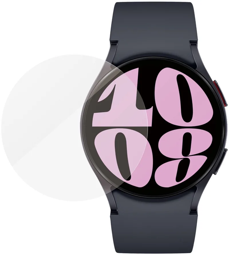 Screenprotector geschikt voor Samsung Galaxy Watch 6 - 40 mm Glazen | PanzerGlass Antibacterial Screenprotector - Case Friendly från PanzerGlass i Transparent – produktbild