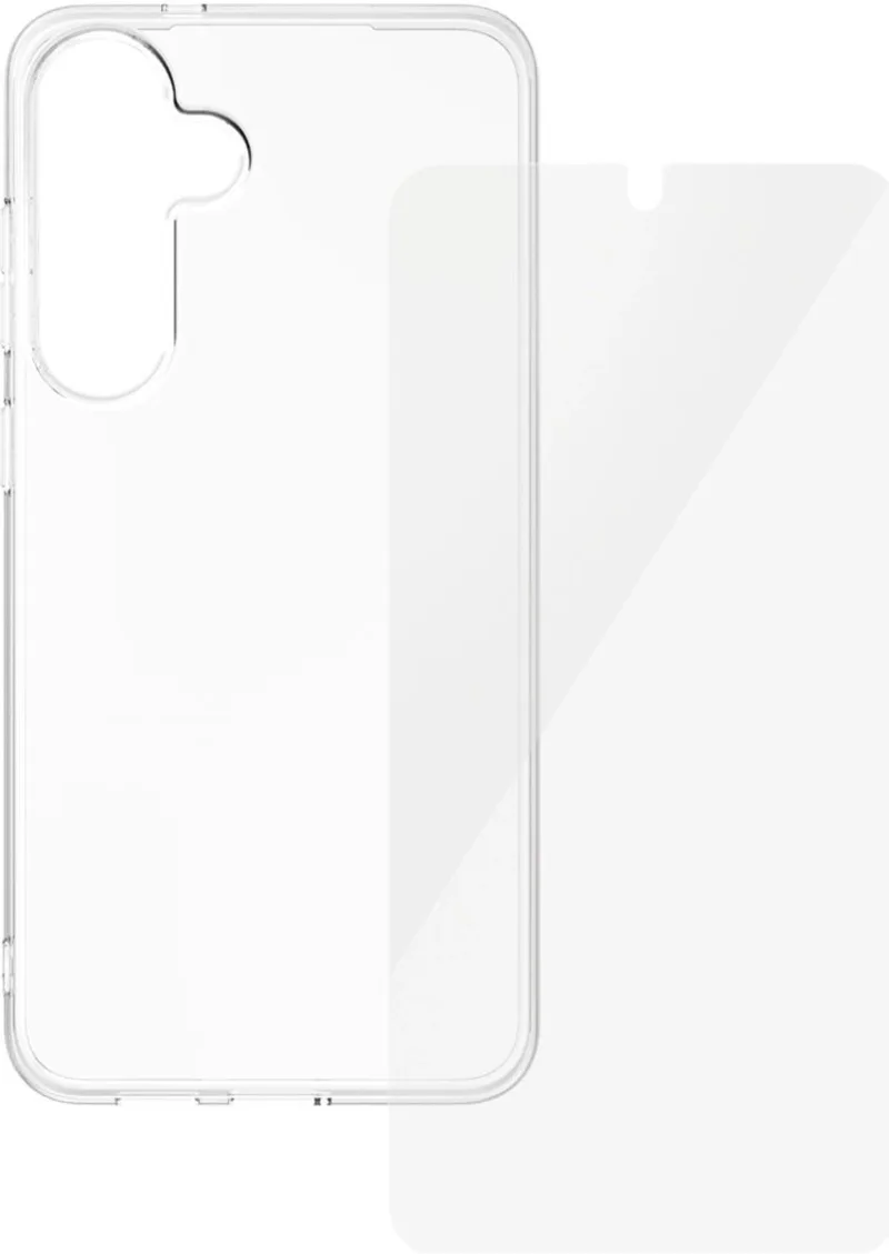 Set 2In1 Case Cover Beschermglas Voor Samsung Galaxy S25+ van PanzerGlass in Zwart – productfoto