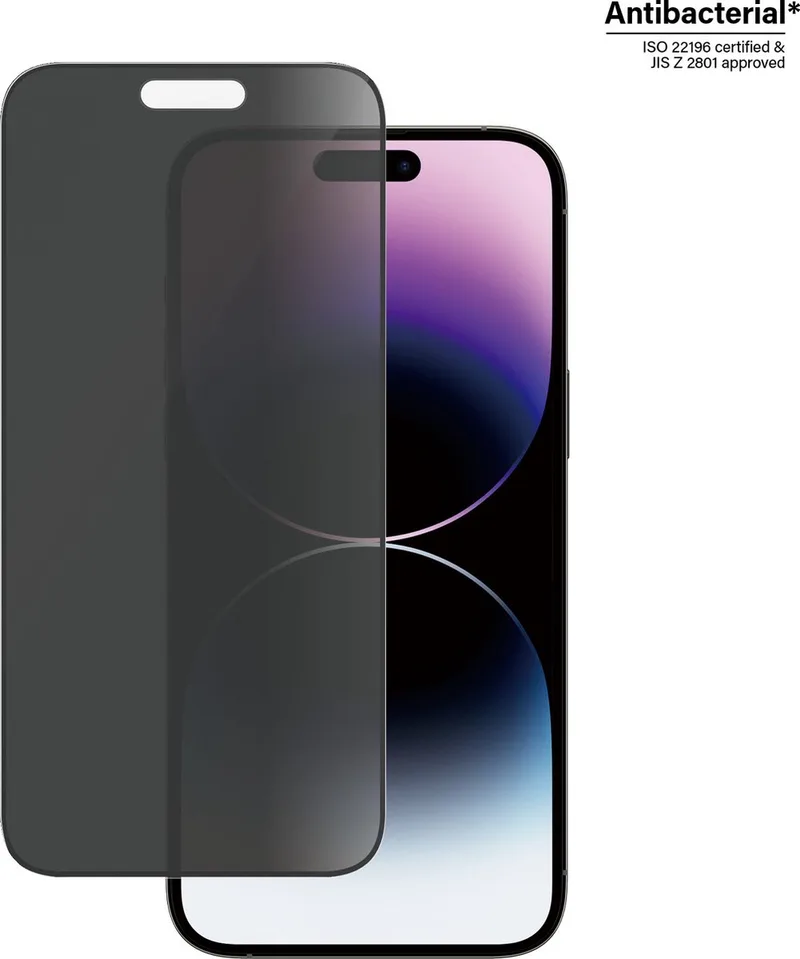 Ultra Wide iPhone 14 Pro Max Screen Protector Privacy by PanzerGlass – product photo