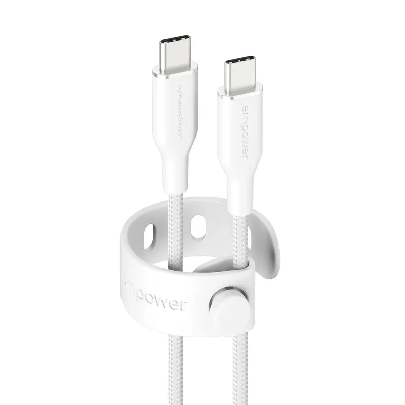 USB-C® Kabel USB-C® 1.2 m Weiß EM52178 by PanzerGlass – product photo