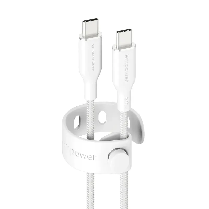 USB-C® Kabel USB-C® 2 m Weiß EM86681 by PanzerGlass – product photo