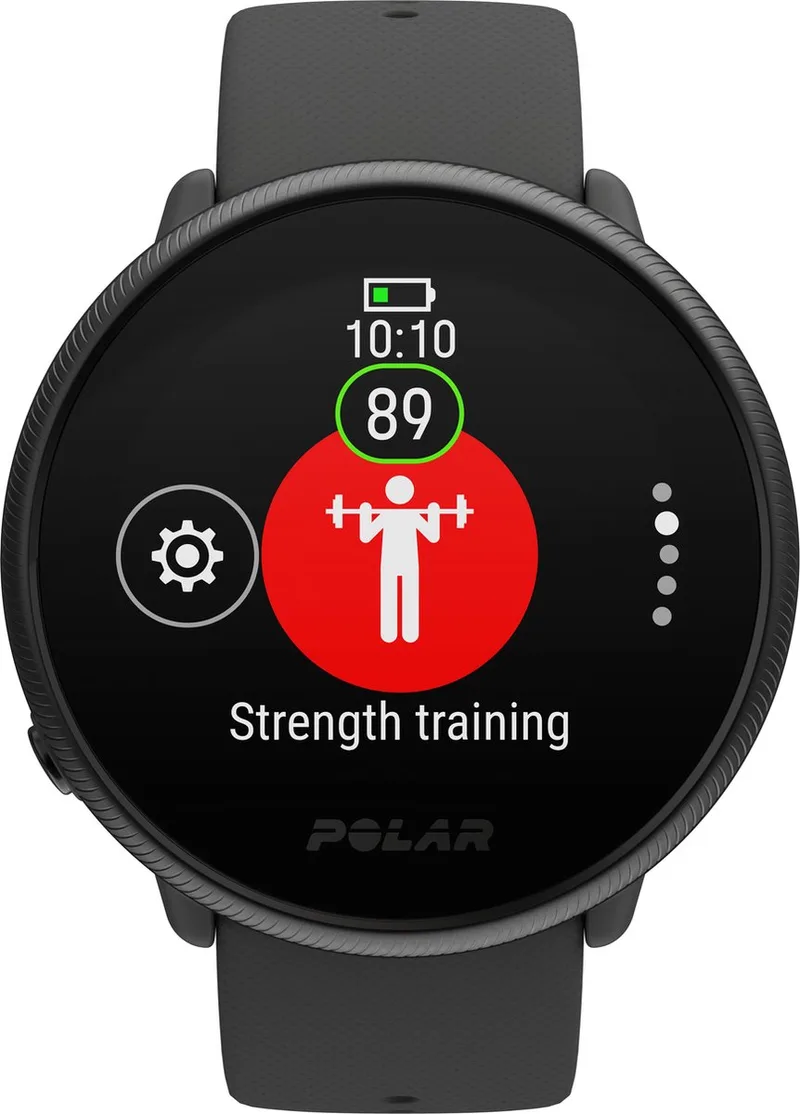 Ignite 2 Smartwatch Sportwatch Activity Tracker Black/Pearl S-L by Polar in Zwart-Grijs – product photo