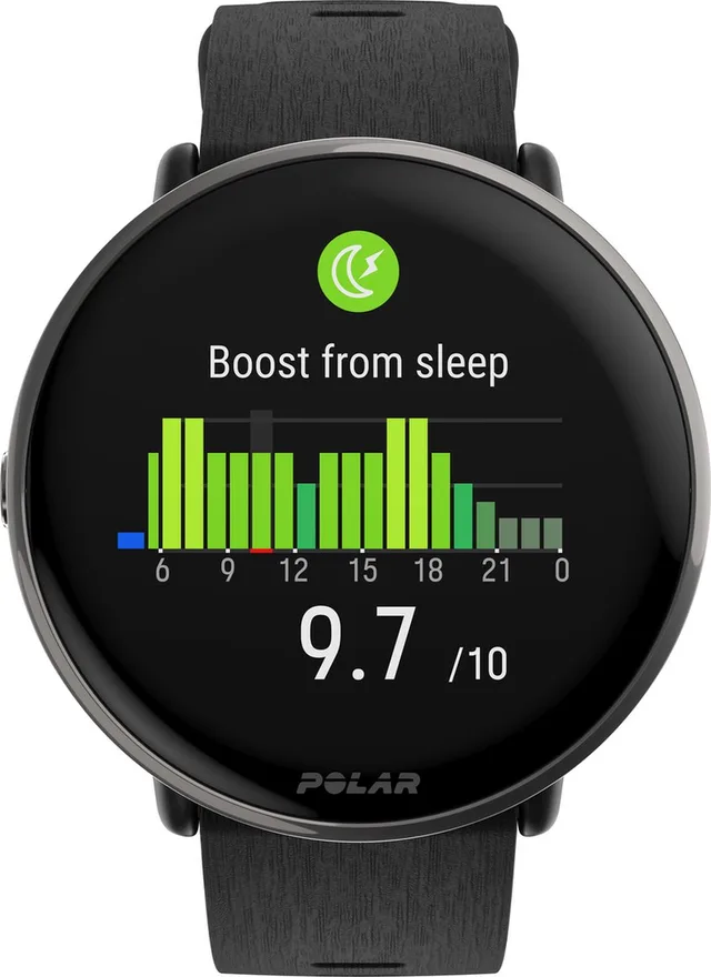Ignite 3 Titanium - Fitness Smartwatch & GPS Activity Tracker - Siliconen Zwart - S-L