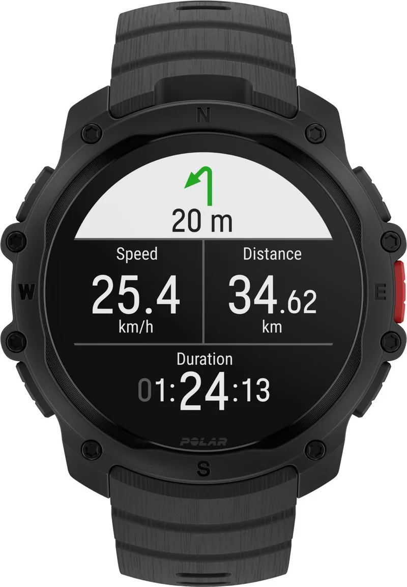 STREET X Urban GPS Sporthorloge - Night Black S-L by Polar in Black – product photo