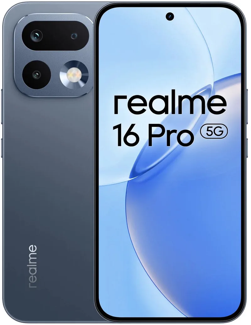 realme 16 PRO 17,3 cm (6.8) Dual SIM 5G 8 GB 256 GB 6500 mAh by realme in Grey – product photo