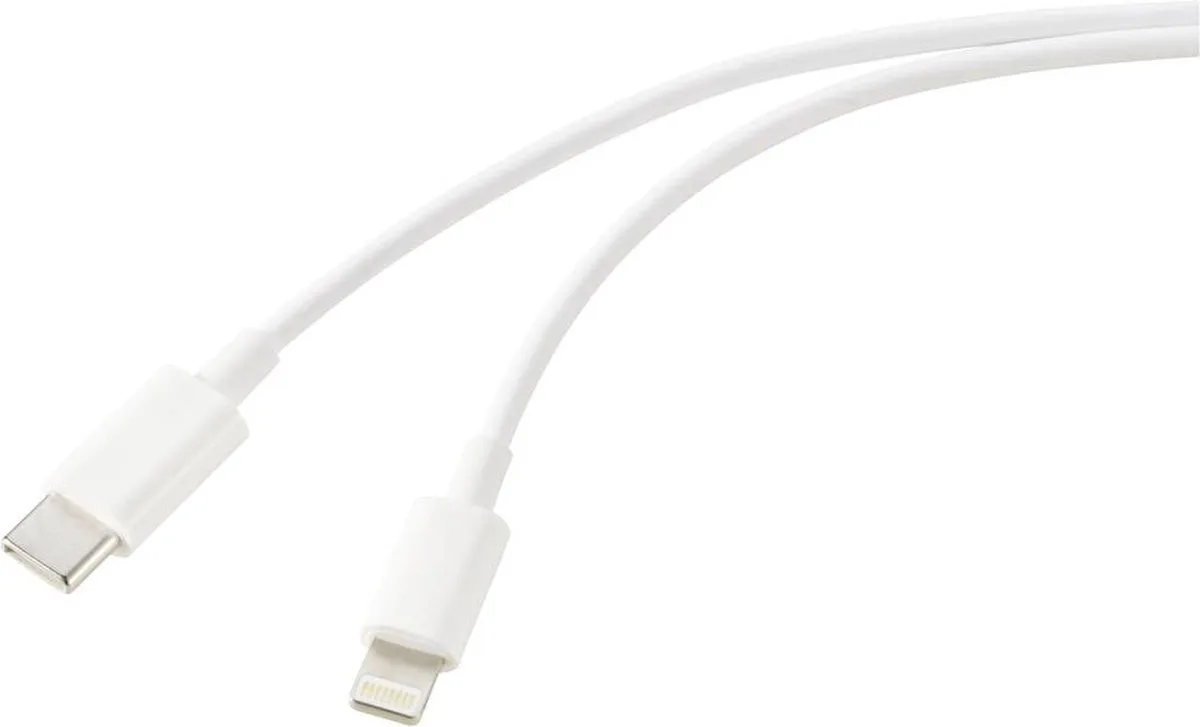 RF-5724078 Lightning-kabel 1 m fra Renkforce i Hvid – produktbillede