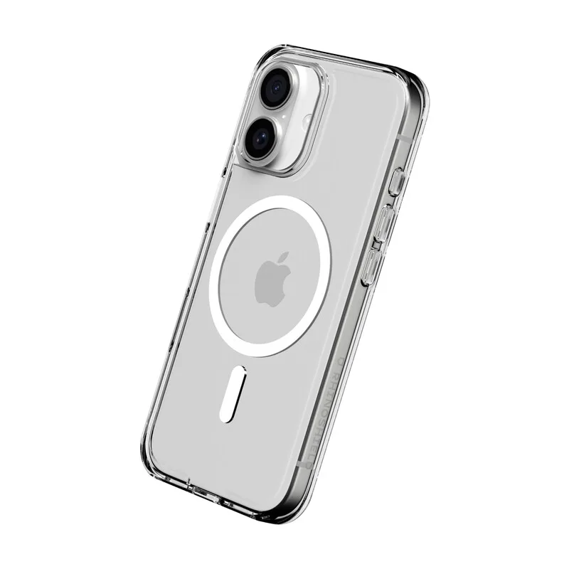 Beschermhoes voor iPhone 17, MagSafe Compatibel, Schokbestendig met Valbescherming van Militaire Kwaliteit, Helder, Anti-Vergeling, Transparant de RhinoShield – photo produit
