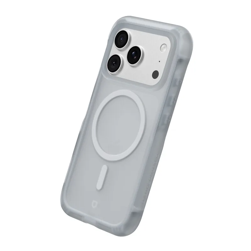 MagSafe-kompatible Handyhülle für [iPhone 17 Pro] | Ultra gepolstert, mehrschichtiger Schutz mit Militär-Sturzschutz, starke Magnetkraft, Stoßdämpfung, reduziert innere Schäden, AirX Dunkelgrau fra RhinoShield – produktbillede