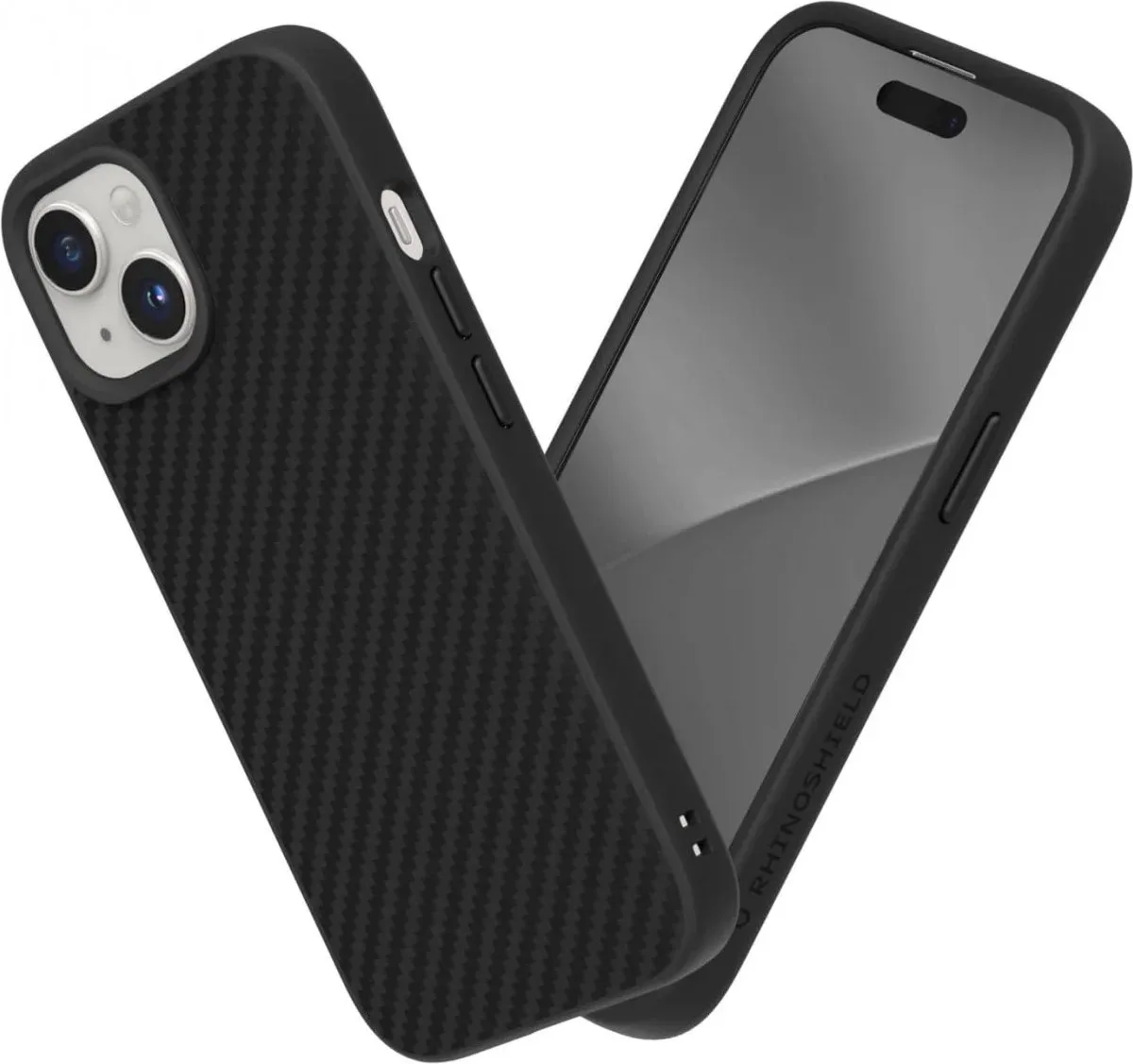 SolidSuit Apple iPhone 15 Hoesje Carbon de RhinoShield en Noir – photo produit