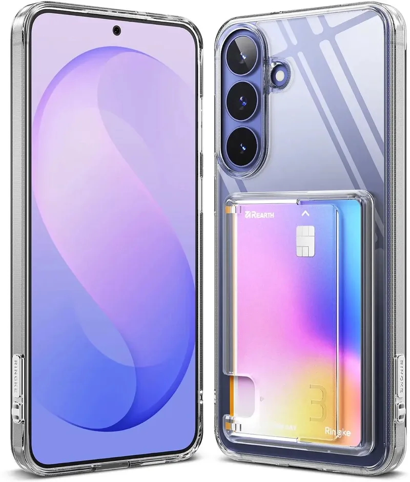 Fusion Card | Hoesje Geschikt voor Samsung Galaxy S26 FE | Back Cover met Kaarthouder voor Pasjes by Ringke in Transparent – product photo