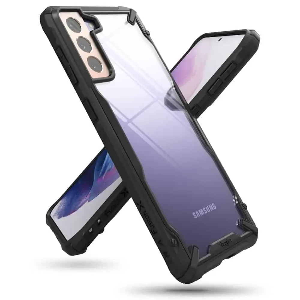 Fusion X Backcase Samsung Galaxy S21 Plus - Zwart van Ringke – productfoto