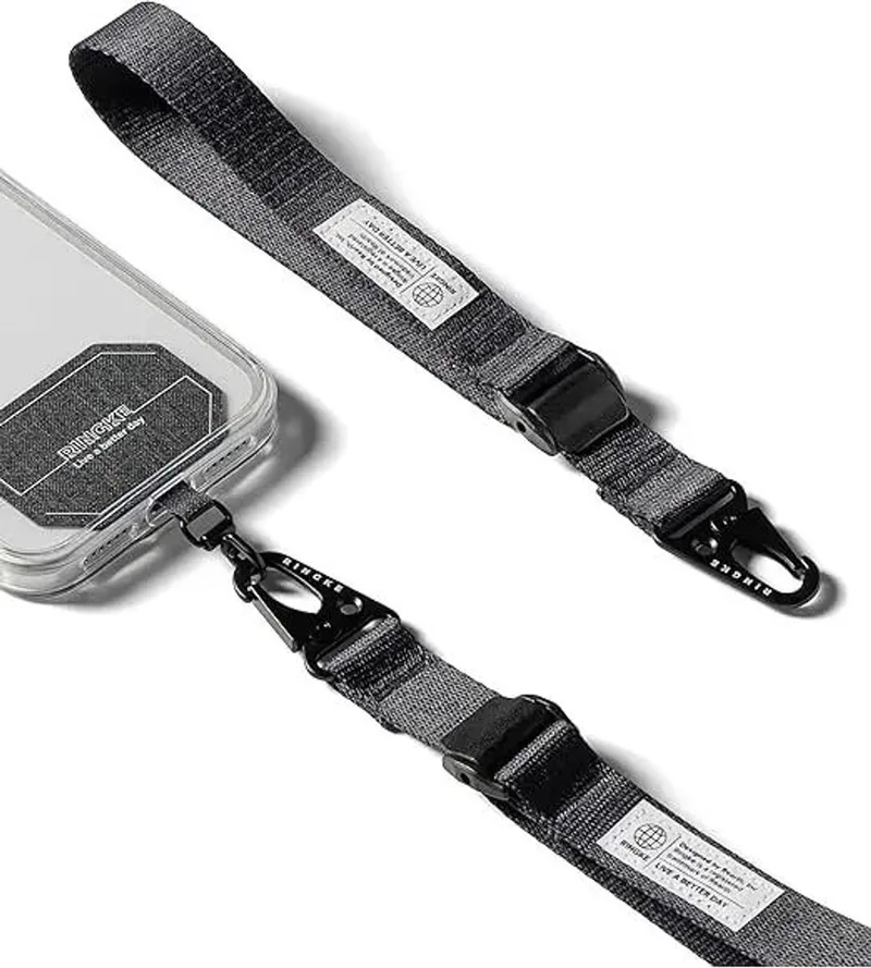 Koord Hand Strap | Universele Verstelbare Lanyard voor iPhone/Galaxy/Android Telefoonhoesjes | Ook geschikt voor Camera/Sleutels by Ringke in Black – product photo