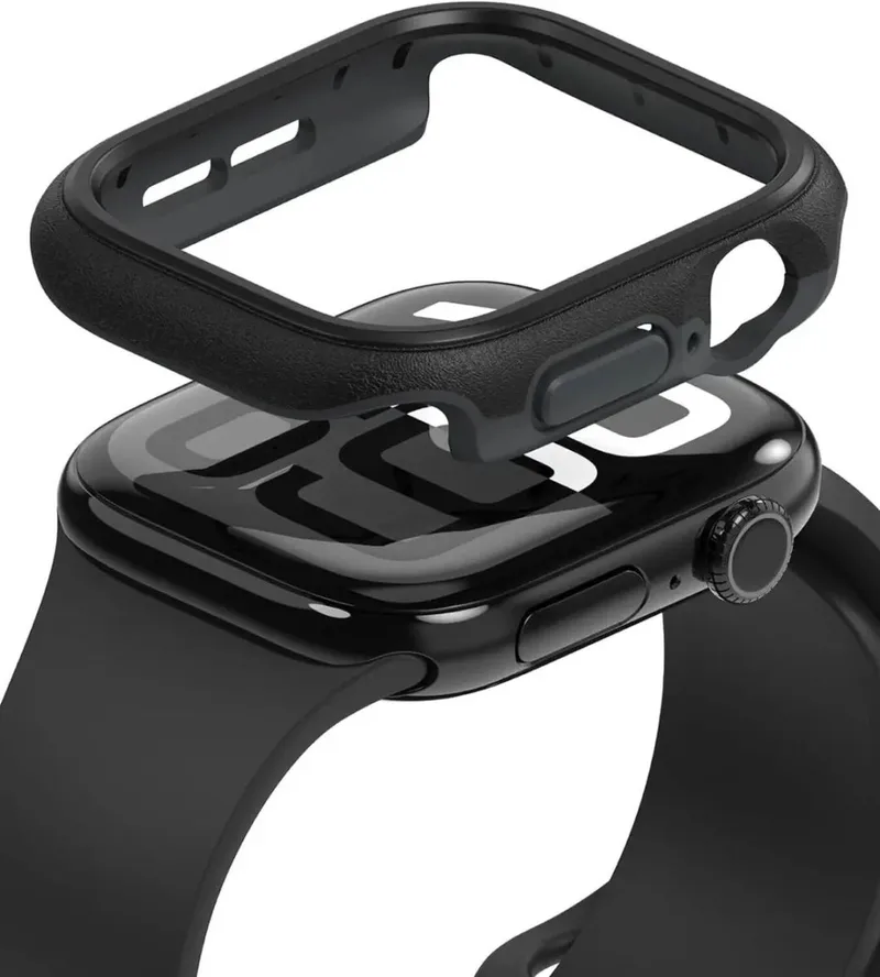 Onyx - Hoesje Geschikt voor Apple Watch 11/10 46MM - Bumper Case by Ringke in Black – product photo