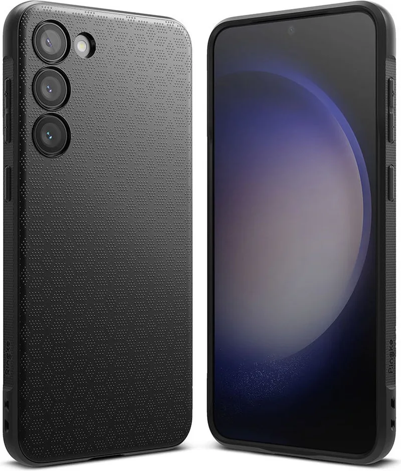 Onyx Hoesje Geschikt voor Samsung Galaxy S23 Plus TPU Back Cover by Ringke in Black – product photo
