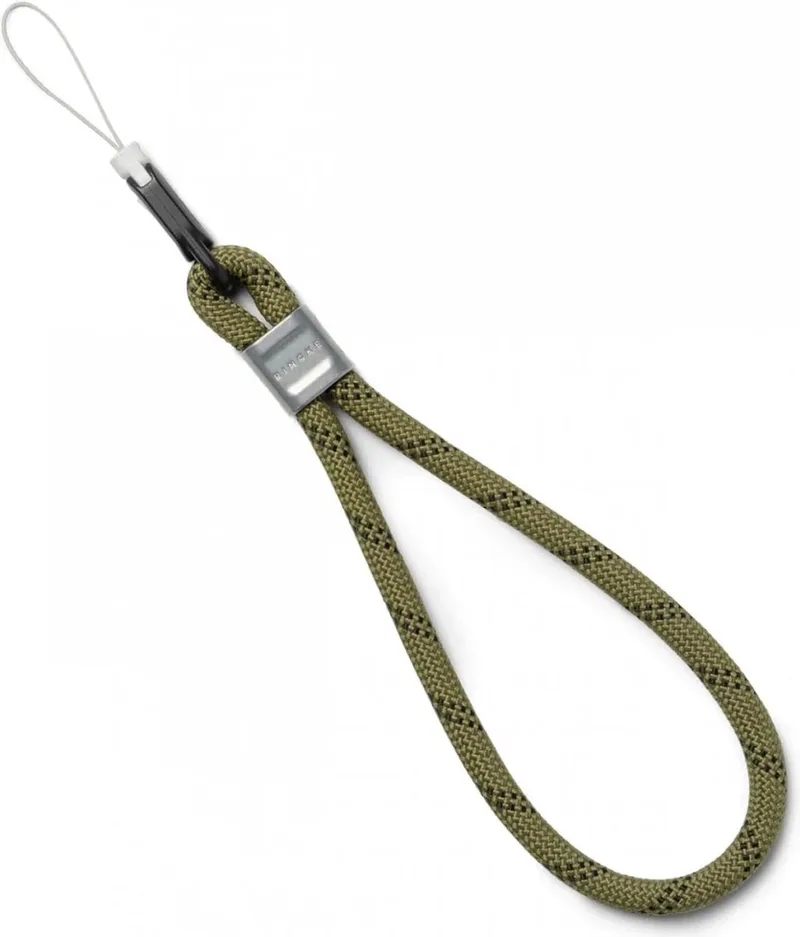 Rope Hand Strap - Universeel Telefoonkoord - Universele Polsband - Geschikt voor Smartphone, Oordopjes, Sleutels en meer - Olive de Ringke en Vert – photo produit