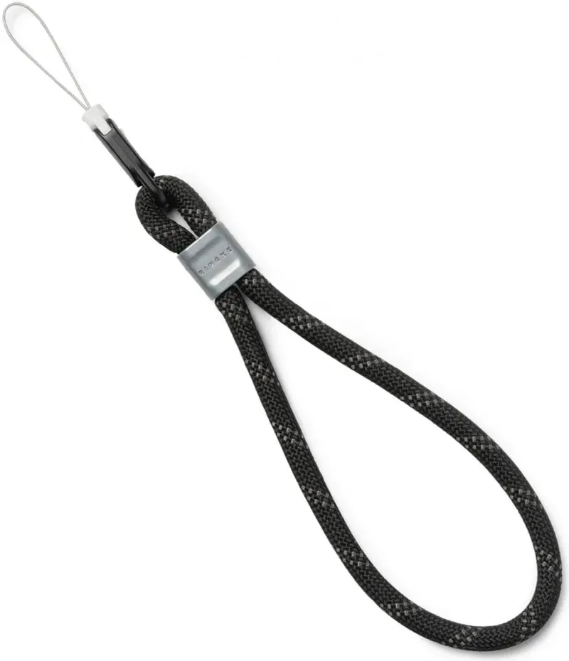 Rope Hand Strap - Universeel Telefoonkoord - Universele Polsband - Geschikt voor Smartphone, Oordopjes, Sleutels en meer by Ringke in Black – product photo
