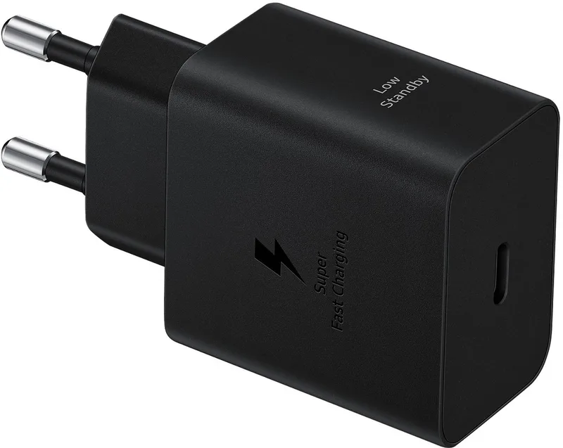 Efficiency Adapter - 45W - USB-C - Zonder kabel fra Samsung i Sort – produktbillede