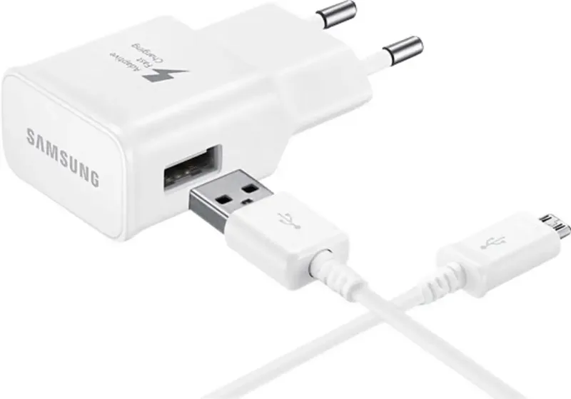 EP-TA200EWE USB Ladegerät 15 W 1x USB-A, 1x Micro-USB Weiß Schnellladegerät van Samsung – productfoto