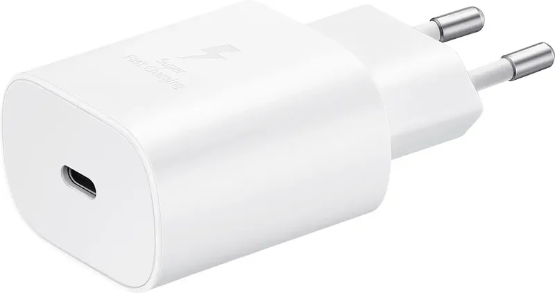 EP-TA800EWE USB Ladegerät 25 W 1x USB-C® SuperCharge Weiß Steckdose ohne Kabel, Schnellladegerät från Samsung – produktbild