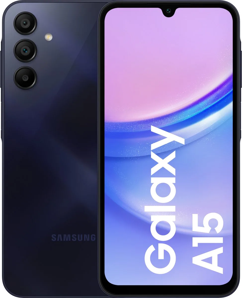 Galaxy A15 4G - 128GB - Blue black de Samsung en Blauw zwart – photo produit