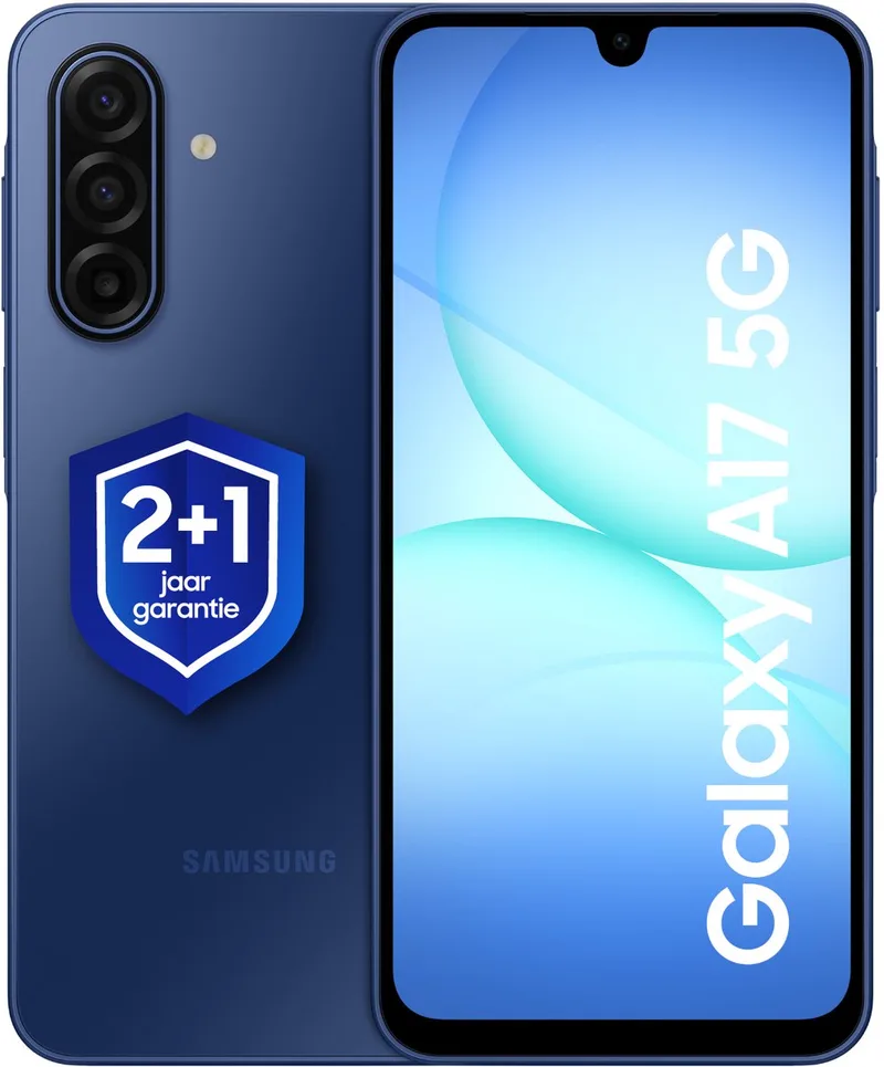 Galaxy A17 5G - 128GB - 1 jaar extra garantie by Samsung in Blue – product photo