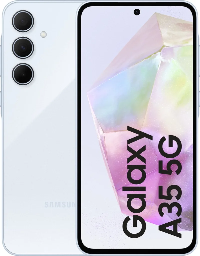 Galaxy A35 - 128GB de Samsung en Awesome Iceblue – photo produit