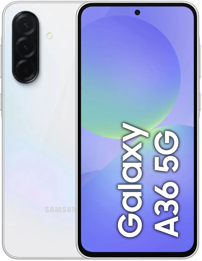 Galaxy A36 5G - 128GB by Samsung in Awesome White – product photo