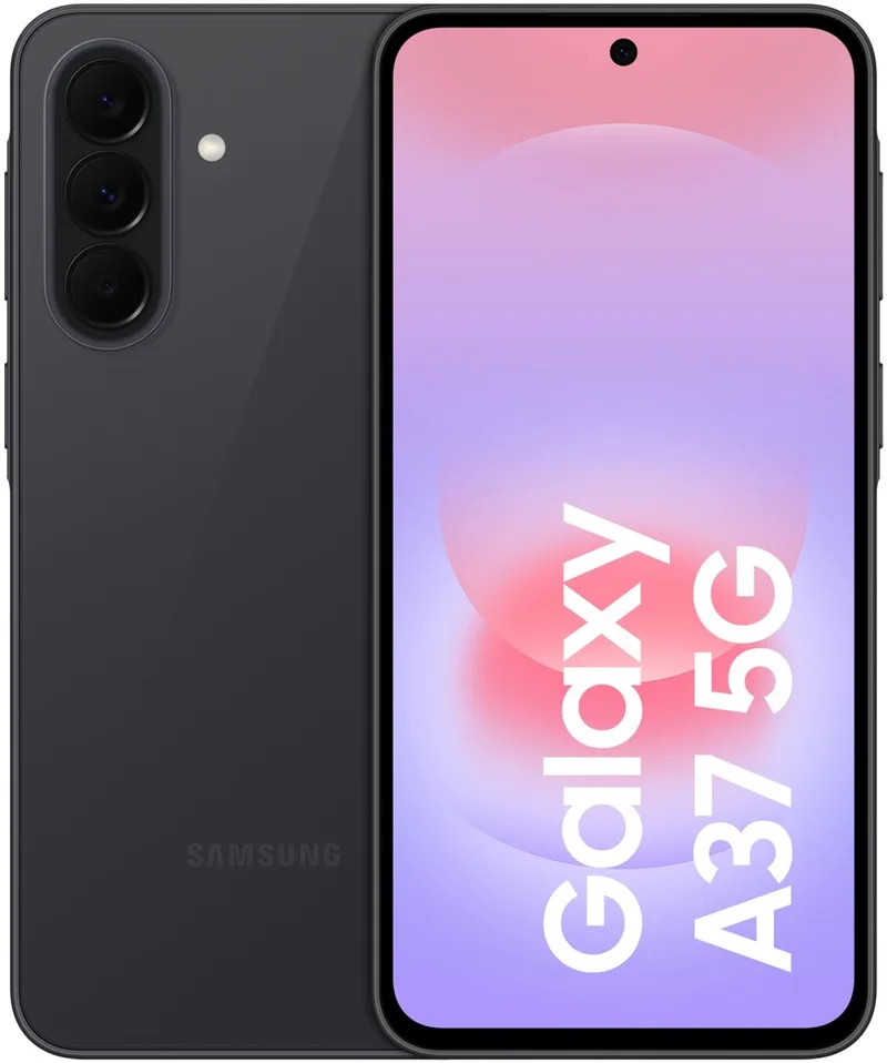 Galaxy A37 5G - 128GB van Samsung in Awesome Charcoal – productfoto
