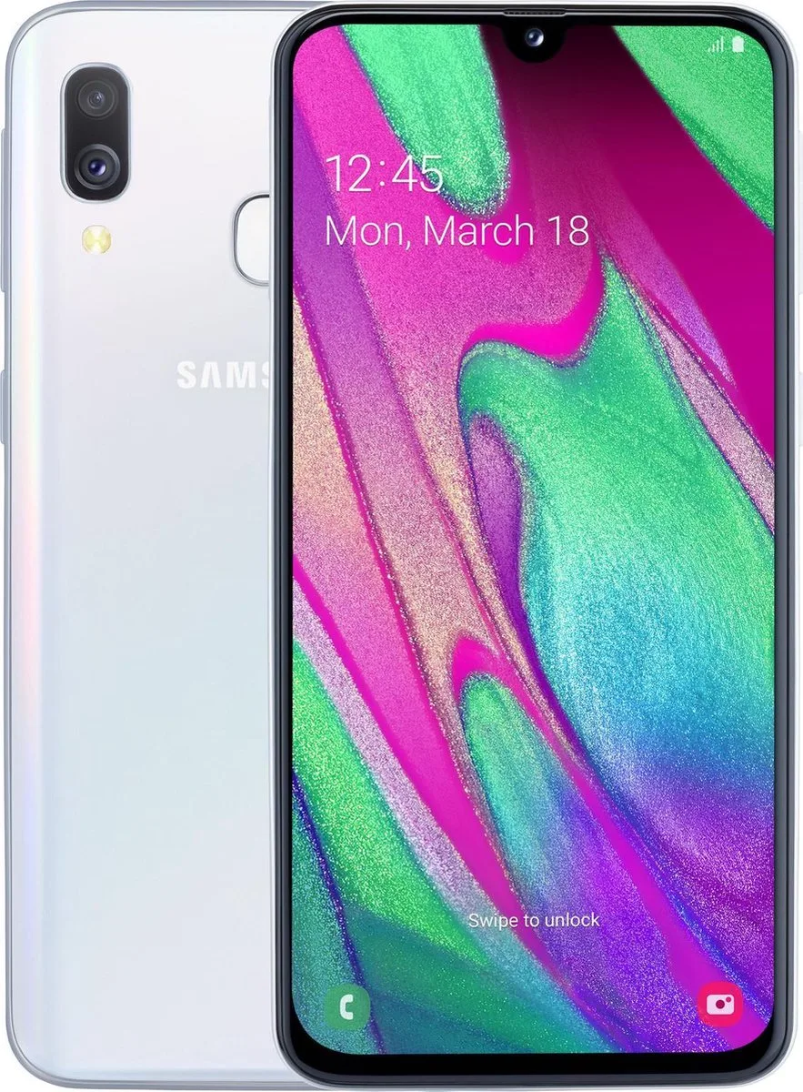 Galaxy A40 - 64GB de Samsung en Blanc – photo produit