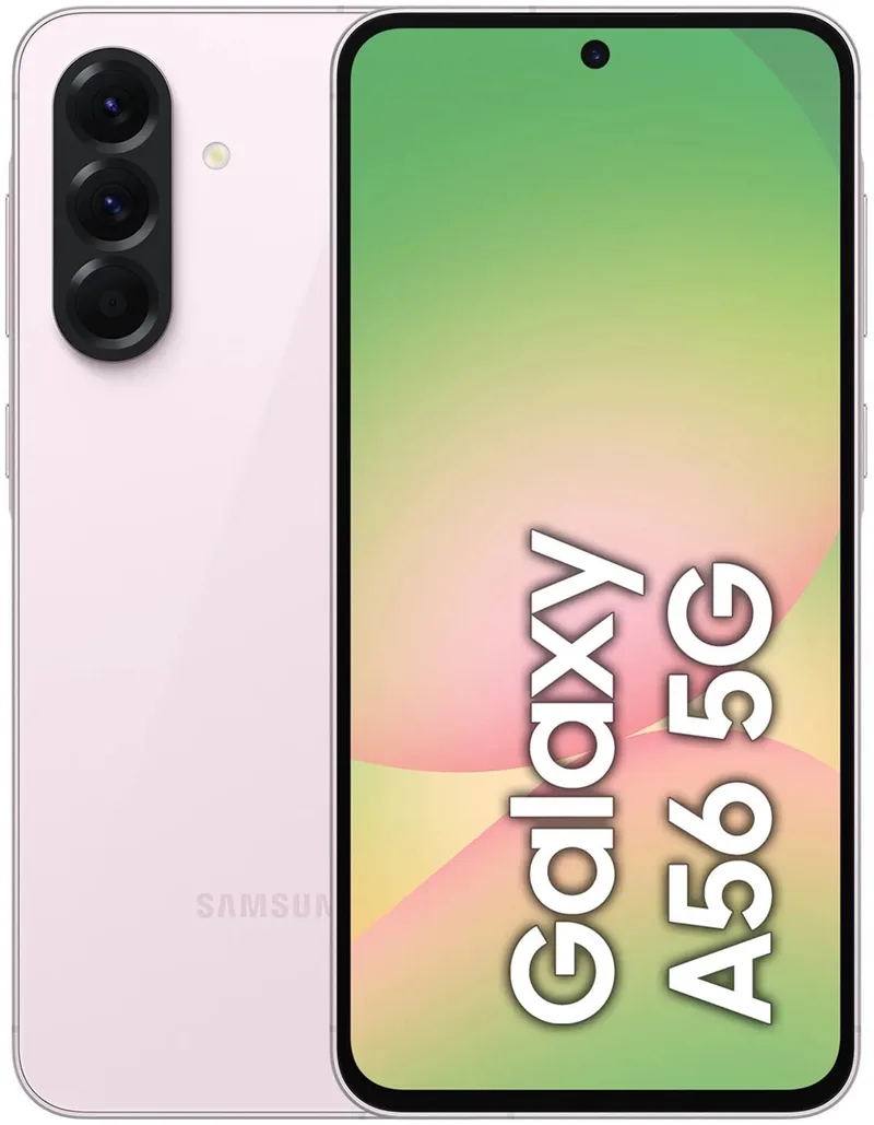 Galaxy A56 5G - 128GB van Samsung in Awesome Pink – productfoto