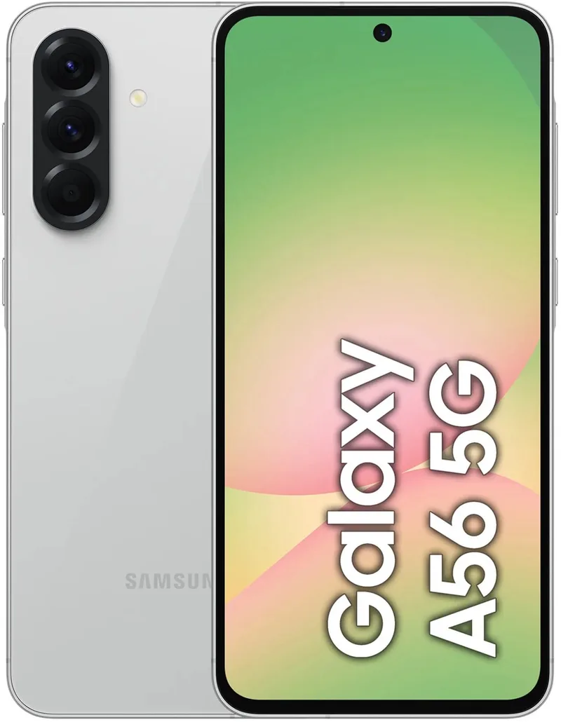 Galaxy A56 5G - 128GB - Gray by Samsung in Awesome Light Gray – product photo