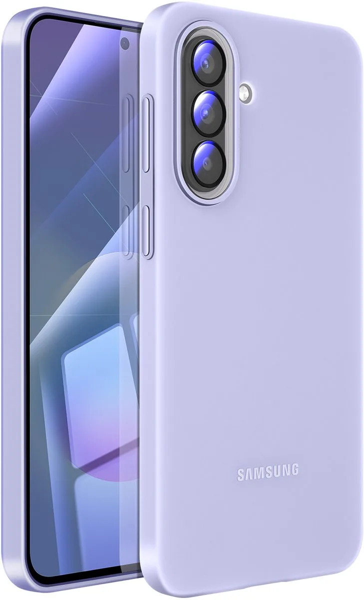 Galaxy A57 Hoesje - Silicone Case de Samsung en Violet – photo produit