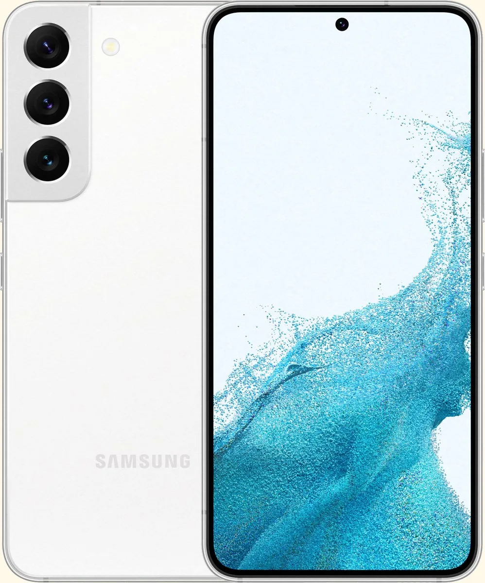 Galaxy S22 5G - 128GB - Phantom White van Samsung in Wit – productfoto